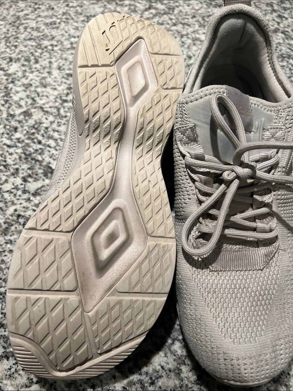 Skechers Uno Stand On Air Knit Sneakers 9.5 Neutral Athleisure Comfort Walking - Picture 6 of 8